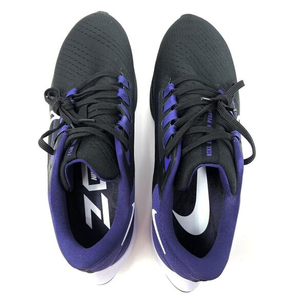 Nike TCU Horned Frogs Air Zoom Pegasus 38 Size 12 Running Shoe Blck DJ0855-001 main image 5